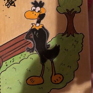 Cartoon Bird Canvas Art